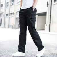 Davide™ | Stylische Cargo-Hose – Schwarz