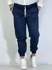 ADOUS - GERADE JOGGINGHOSE – Blau