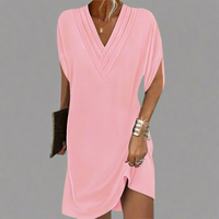 Garlinde | Elegantes Maxikleid mit fließendem Komfort – Rosa
