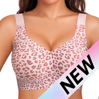 Mona | Bügelloser Daily Push-Up BH – Pink Leopard