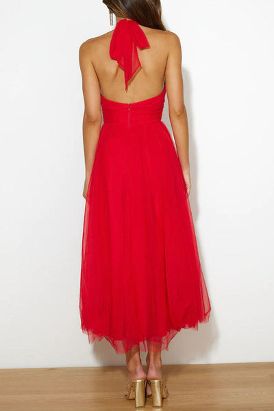 Sonya - Rückenfreies elegantes Sommerkleid