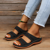Frederick | Orthopädische Sandalen – Schwarz