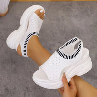 Tindra - gepolsterte orthopädische Sandalen – Weiß