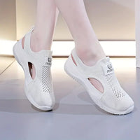 Aderia - Atmungsaktiver Slip-On-Sneaker – Weiß
