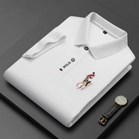 Percival | Herren Polohemd – Weiß