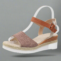 Rosinda | Elegante Keilsandalen mit Weichkomfort – Braun