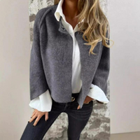 Sheryl Dicke Thermo-Strickjacke – Grau