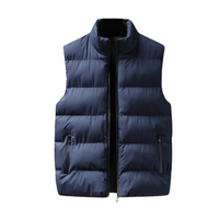 Fabian | Warme Steppweste – Blau