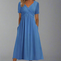 Jarnwina | Elegantes Maxikleid mit perfektem Sitz – Blau