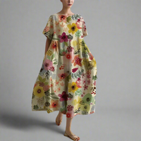 Norundis | Maxikleid mit Sommer-Eleganz – Mehrfarbig