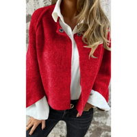 Sheryl Dicke Thermo-Strickjacke – Rot
