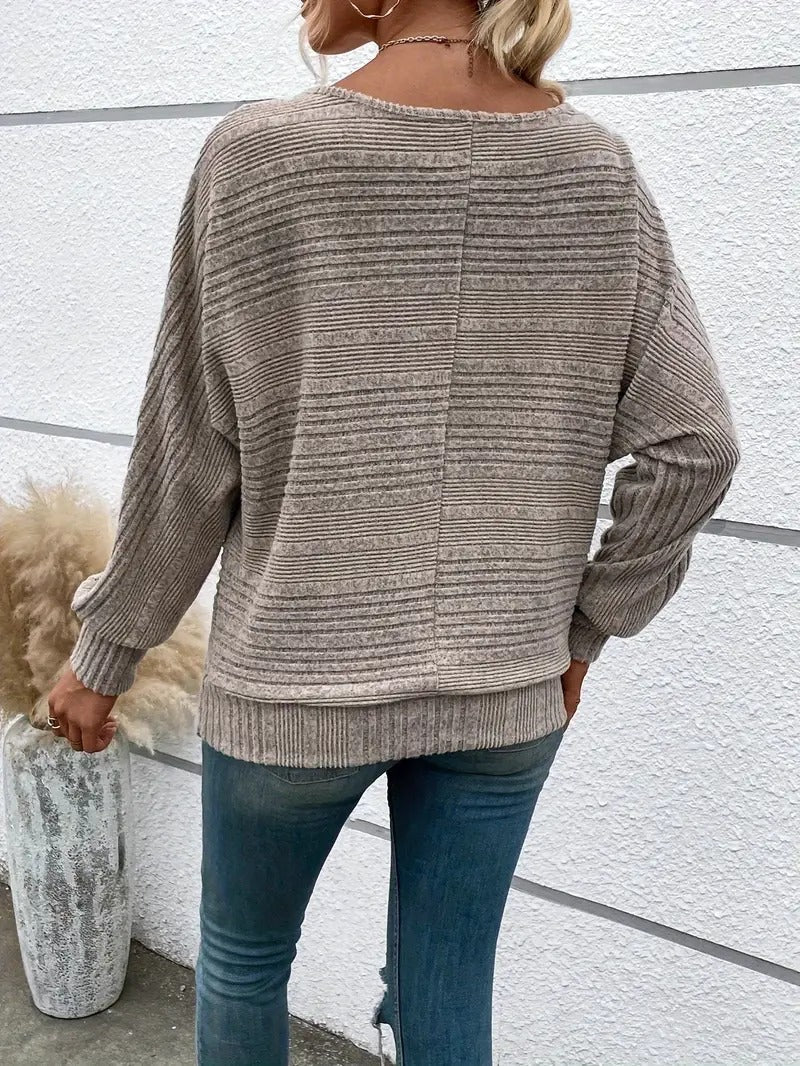 Jenny - Modischer Pullover mit weiten Ärmeln