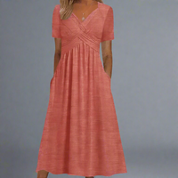 Jarnwina | Elegantes Maxikleid mit perfektem Sitz – Rosa