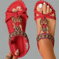 Corinna | Handcrafted Summer Sandals Made from Premium Materials – AAA-2 rot
