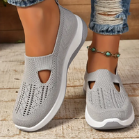 Christine™ - Slip-On Schuhe – Grau