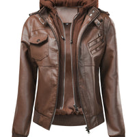Ophélie – Ultra Stylische Jacke – Kaffee