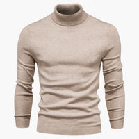 Finn | Exklusiver Rollkragenpullover – Beige
