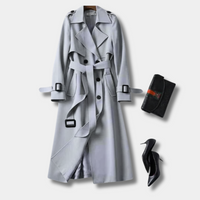 Cosyra™ - Stilvoller & Eleganter Trenchcoat – Grau
