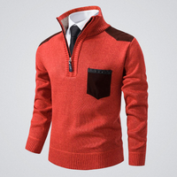 Rafael | Eleganter Pullover Herren modern für Wintertage – Mandarin