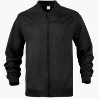 Bomberjacke mit Reißverschluss für Herren - Klassisches Design – Schwarz