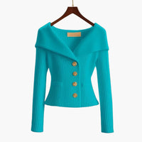 Melina | Schicker Cardigan – Blau