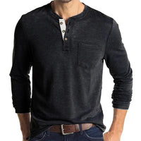Noah | Komfortables Langarmshirt für stilvolle Looks – Dunkelgrau