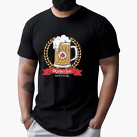 Oktoberfest 2025 Motiv T-Shirt für Herren – Schwarz
