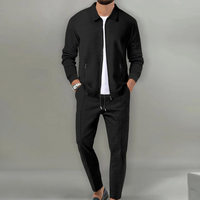 ALOIS - LEICHTE JACKE UND SCHMALE HOSE – Schwarz