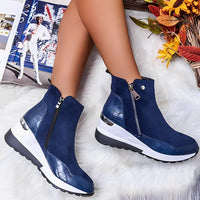 Yancy - Komfortable Damenstiefel – Blau