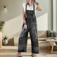 Sophie | Vintage Jumpsuit Damen verstellbar modern – Space Grau