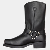 Vintage Cowboystiefel für Damen – Schwarz