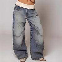 Vanessa - Komfortable, weit geschnittene Jeans – Blau