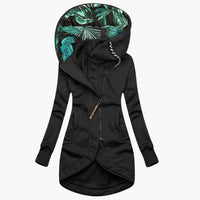 Lila | Wetterfeste Damen-Winterjacke – Schwarz