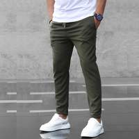 Aljure - Bequeme Slim-Fit-Hosen für Herren – Grün