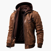 Kapuzierte Jacke für Herren – Braun