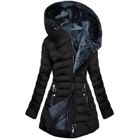 Jasmine - Modische Kapuzenjacke – Schwarz