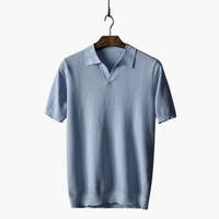 Jochen | Polohemd – Himmelblau