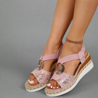 Klarisse | Premium Orthopädische Mondsichel-Sandalen für perfekten Komfort – Rosa