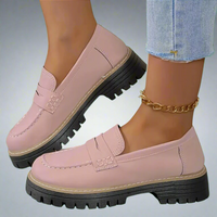 Ysabel | Handgefertigte elegante Slip-On Loafers für jeden Anlass – Rosa