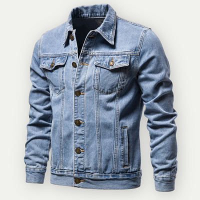 Poila | Klassische Trucker-Jacke aus Denim für Männer