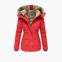 Strukturierte Jacke für Damen – Rot