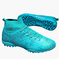Fußball schuhe für Herren mit dynamischem Design und Traktionssohle – Himmelblau