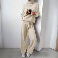 Yasmín - Kuscheliges Zweiteiliges Set – Weiß