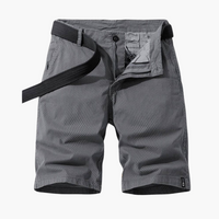 Elastische Cargo Shorts für Herren – Grau