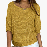 Hanna | Eleganter Pullover – Gelb