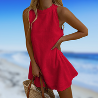 Bianca™ | Leichte und Bequeme Sommerkleid – Rot