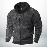 Mila | Fleecejacke Herren modern & trendy – Dunkelgrau