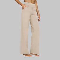 Calista | Elegante Hose aus weichem Jersey – Creme