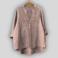 Gertrud - Linen Blouse – Khaki