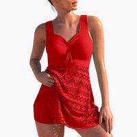 Tankini Set für Frauen - Stylish & Comfortable Beachwear – Rot